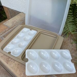 Tupperware deviled egg keeper
